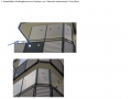 Am Haus existierende balkonverglasung